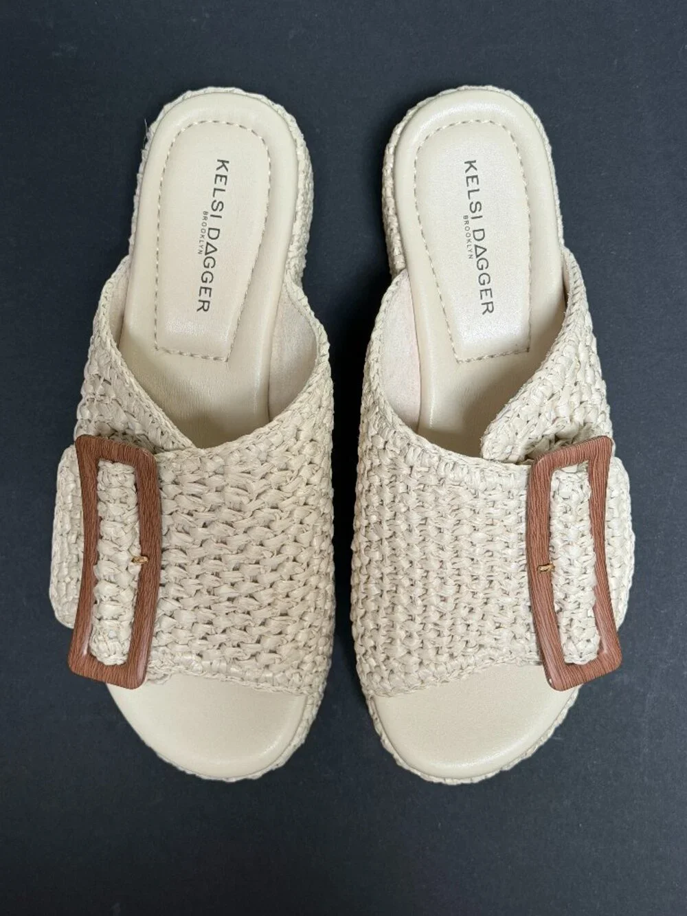 Kelsi Dagger | Dover Crochet Mesh Platform Sandals